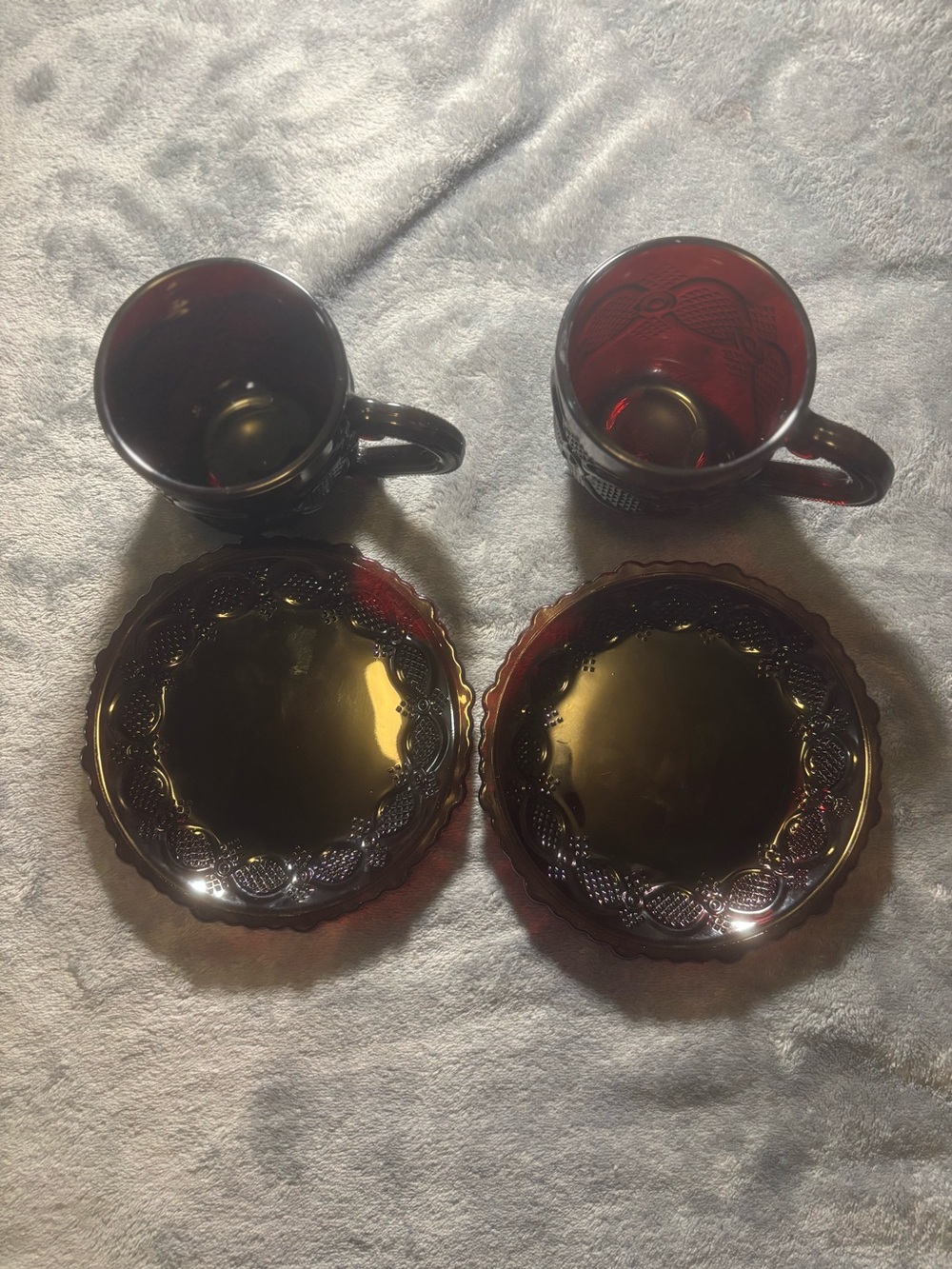 Avon cape cod plates and cups